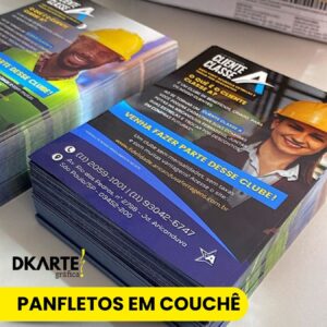 Panfleto 4x0 - Impressão Frente Única